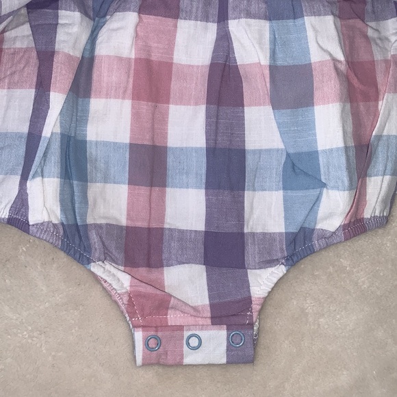 NWT Sweet Honey Classic Belle Bubble Poolside Plaid Dress 12M - Picture 5 of 14